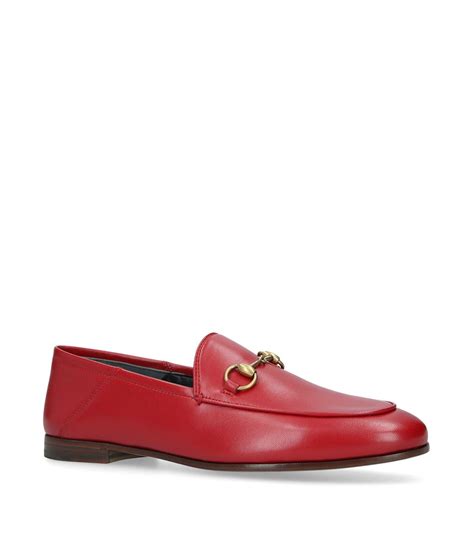 red gucci brixton loafers|Gucci brixton loafer men.